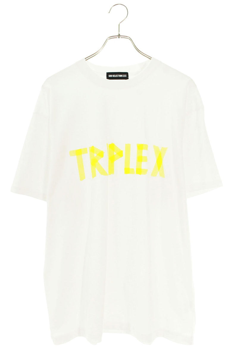 GOD SELECTION XXX Logo Print Tee White Size L