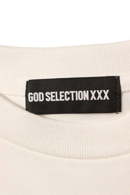 GOD SELECTION XXX White Logo Print T-Shirt Size L