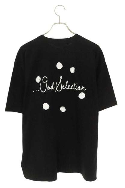 GOD SELECTION XXX Black Logo Print T-Shirt Size L