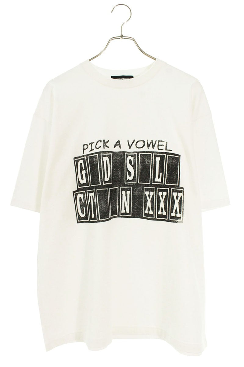 GOD SELECTION XXX White Logo Print T-Shirt Size XL