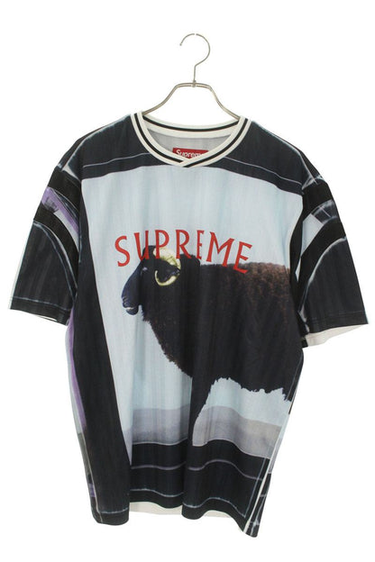 SUPREME 25SS Damien Hirst Soccer Jersey Blue Size M