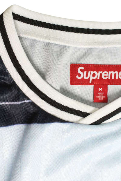 SUPREME 25SS Damien Hirst Soccer Jersey Blue Size M