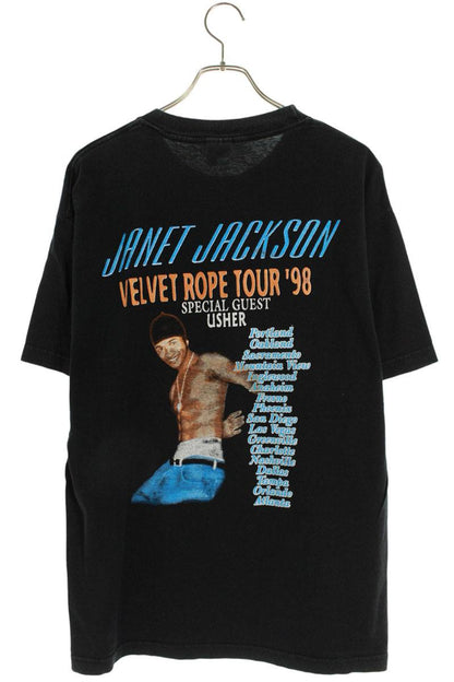 VINTAGE Janet Jackson Velvet Rope Tour T Black Size L