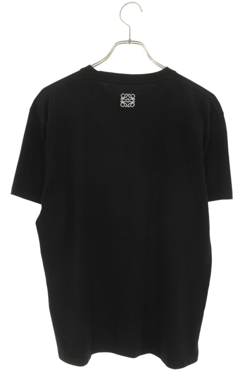 LOEWE Pansy Logo Print T-Shirt Black Size XS