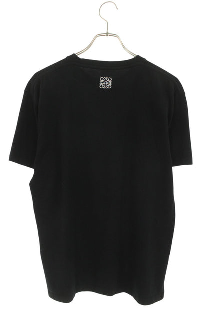 LOEWE Pansy Logo Print T-Shirt Black Size XS