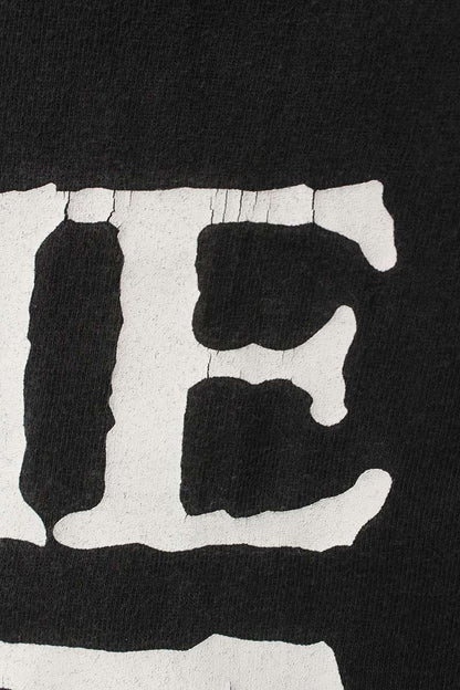 VINTAGE 90s Charles Manson CHARLIE DON'T SURF T Black Size L