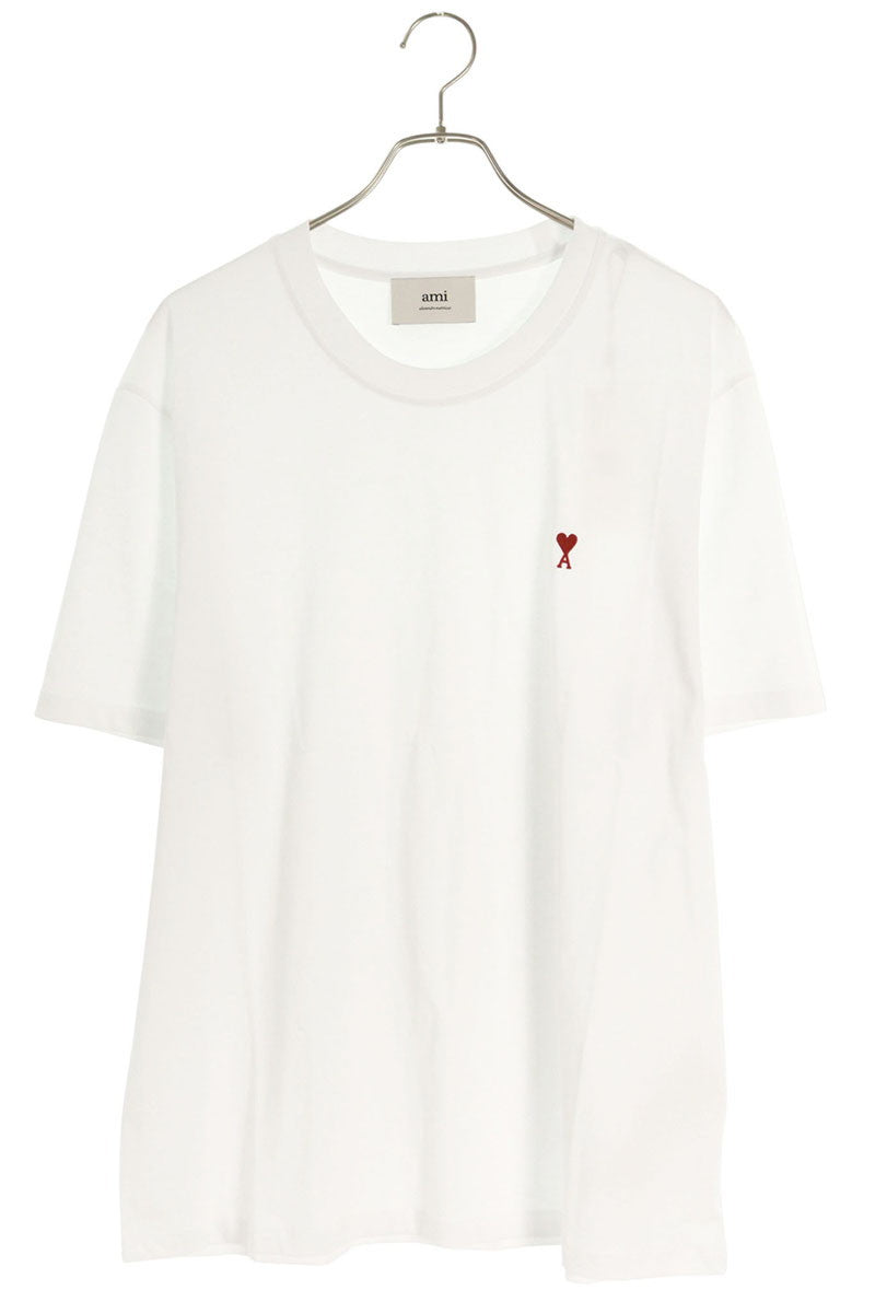 AMI Embroidered T-Shirt White Size XXL