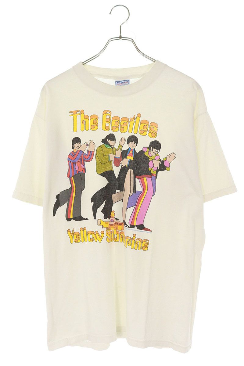 VINTAGE The Beatles Yellow Submarine T-Shirt White Size XL