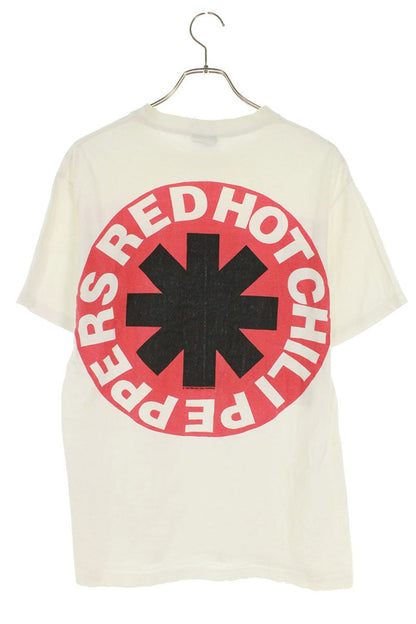 VINTAGE RHCP Photo Print T-Shirt White Size L