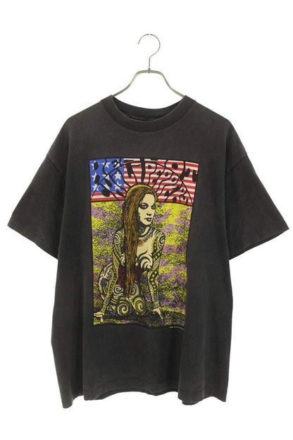 VINTAGE RHCP Kozik Print T-Shirt Black Size XL