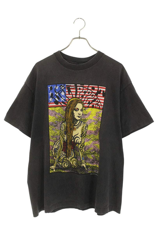 VINTAGE RHCP Kozik Print T-Shirt Black Size XL