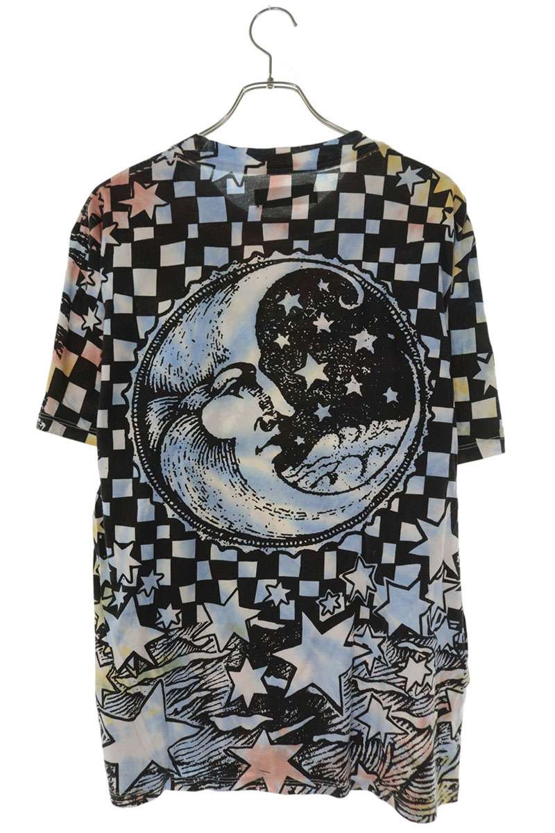Amiri SUN AND MOON Print T-Shirt Black x Pink x Blue x Yellow Size L