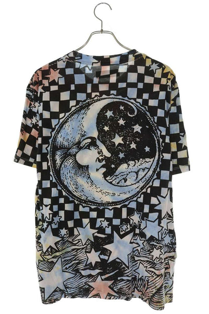 Amiri SUN AND MOON Print T-Shirt Black x Pink x Blue x Yellow Size L