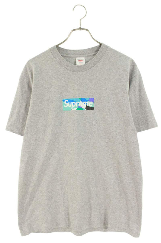 SUPREME 21SS EMILIO PUCCI Box Logo Tee Gray Size M