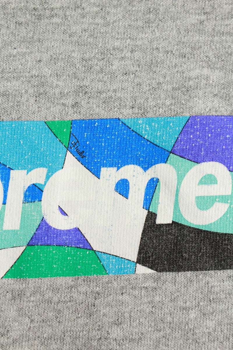 SUPREME 21SS EMILIO PUCCI Box Logo Tee Gray Size M