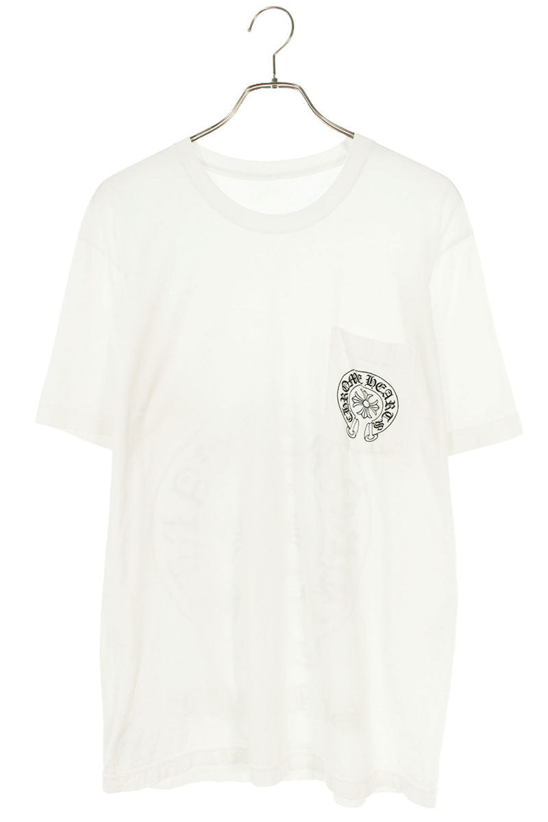 Chrome Hearts St. Barths Back Horseshoe Tee White Size L