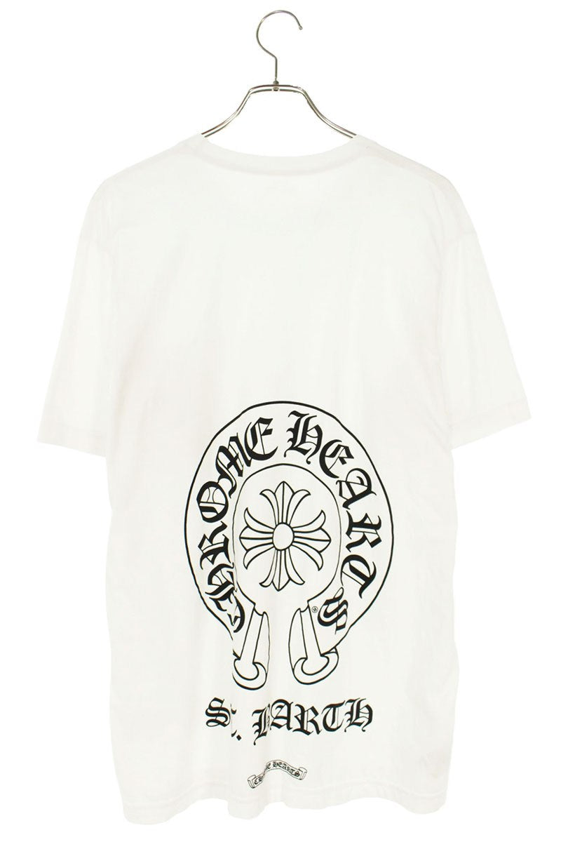 Chrome Hearts St. Barths Back Horseshoe Tee White Size L