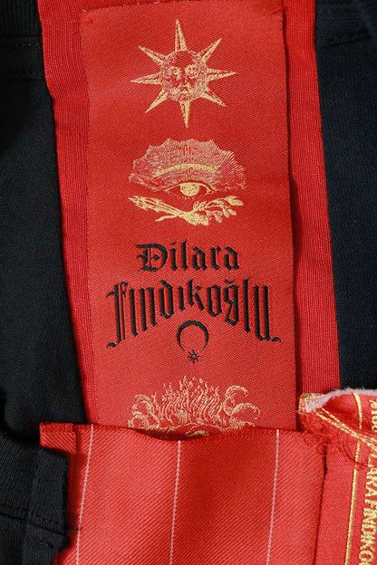 Dilara Findikoglu Black Remake T-shirt Size M