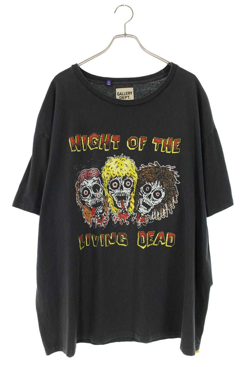 GALLERY DEPT Skull Print T-Shirt Black Size XXL