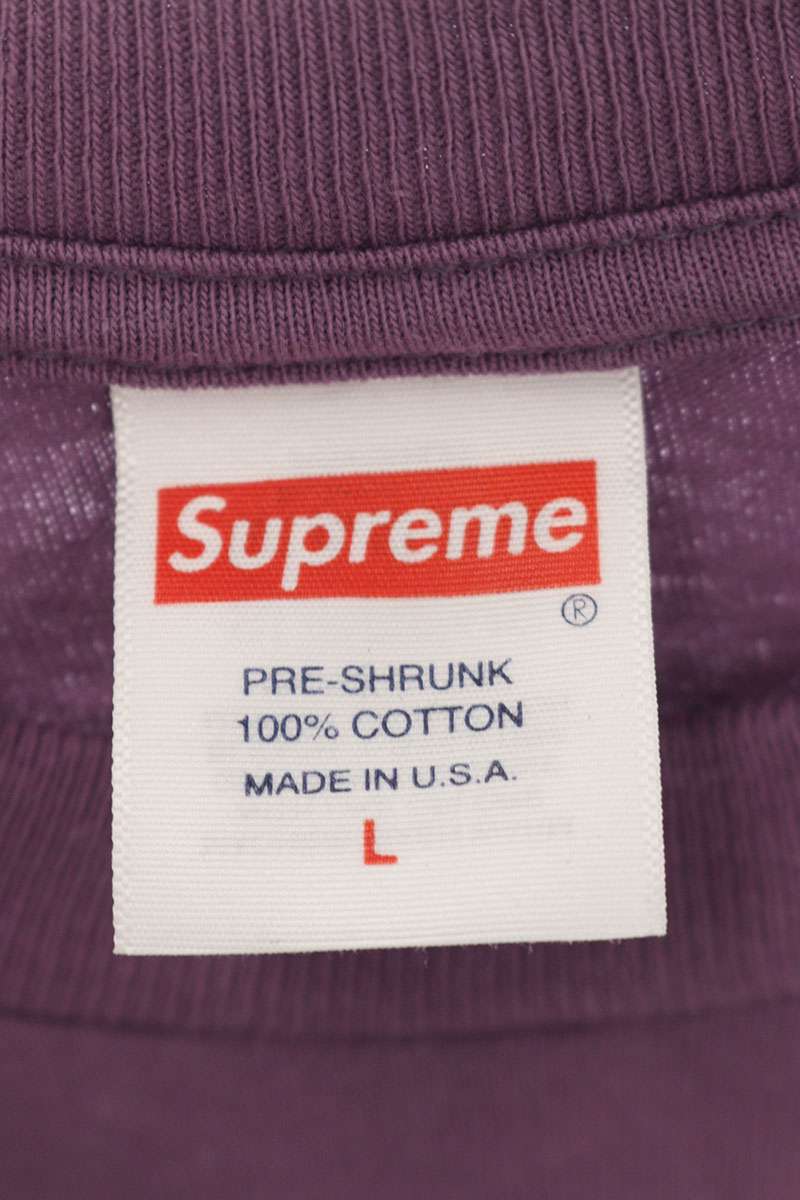 SUPREME Tonal Box Logo Tee Purple Size L