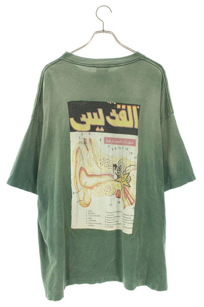 SAINT MICHAEL x CPFM 24AW Distressed SNT Tee Green Size XXL