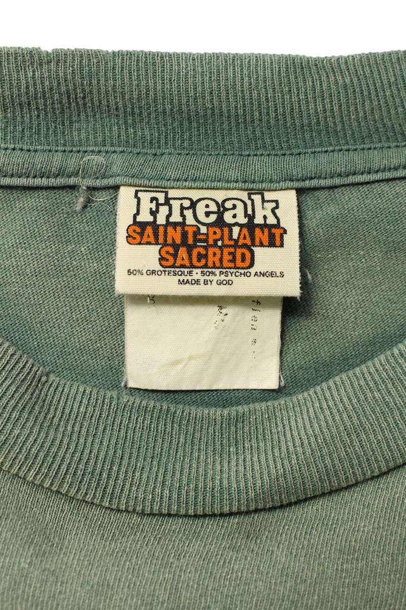 SAINT MICHAEL x CPFM 24AW Distressed SNT Tee Green Size XXL