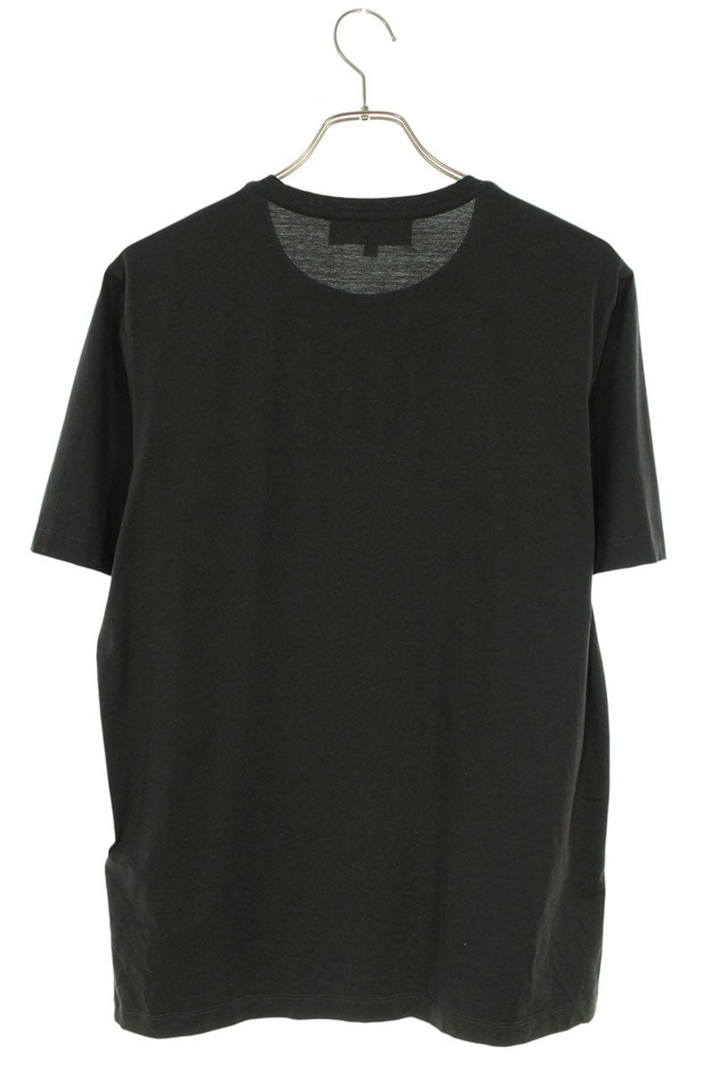Salvatore Ferragamo Black Leather Trim T-shirt Size S