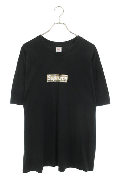 Supreme x Burberry Burberry Box Logo Tee T-Shirt Black Size XL