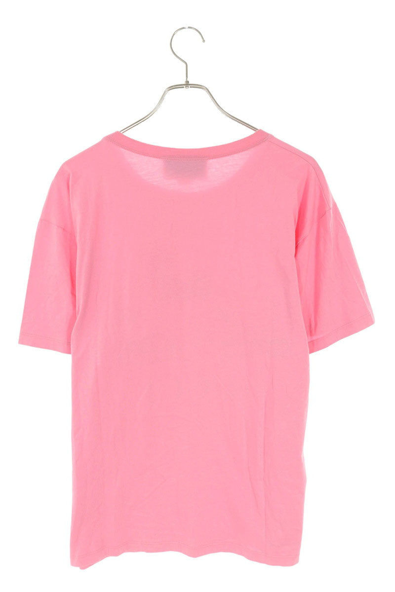 GUCCI Pink Cotton Character Print T-shirt Size L