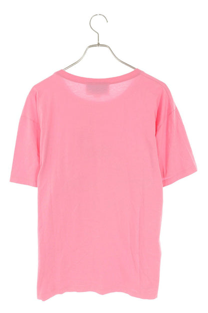 GUCCI Pink Cotton Character Print T-shirt Size L