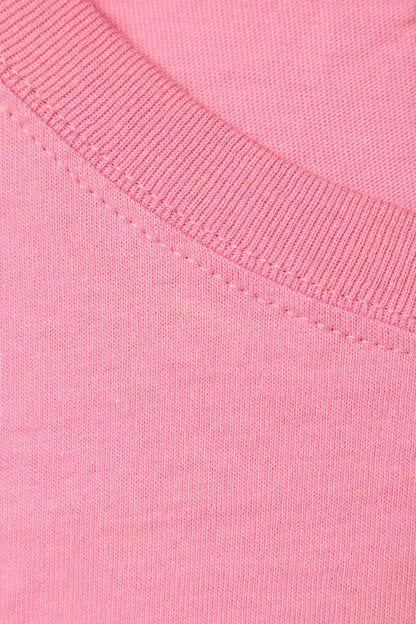 GUCCI Pink Cotton Character Print T-shirt Size L