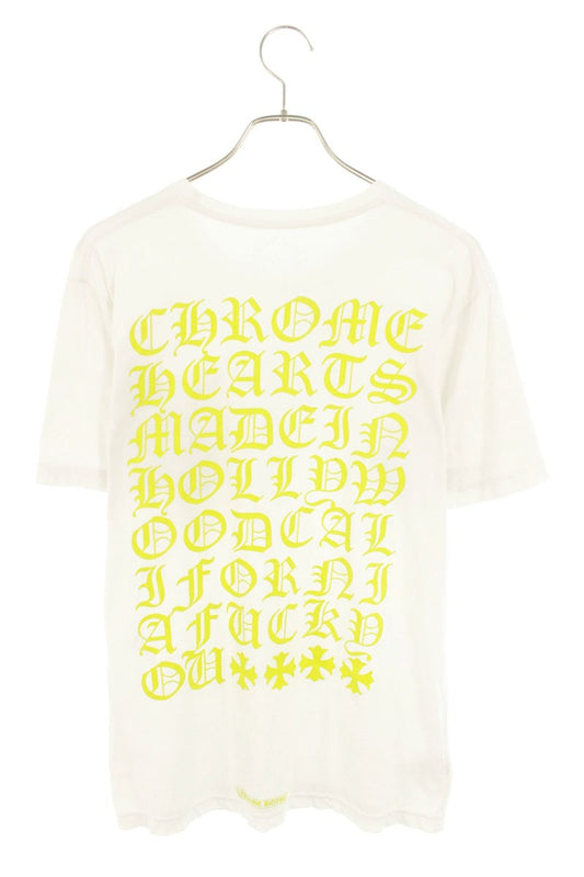 Chrome Hearts CH T-SHRT 1 Letter Back Print Tee Size M