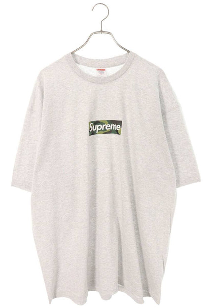 SUPREME 23AW Box Logo Tee Grey/Green Size XXL