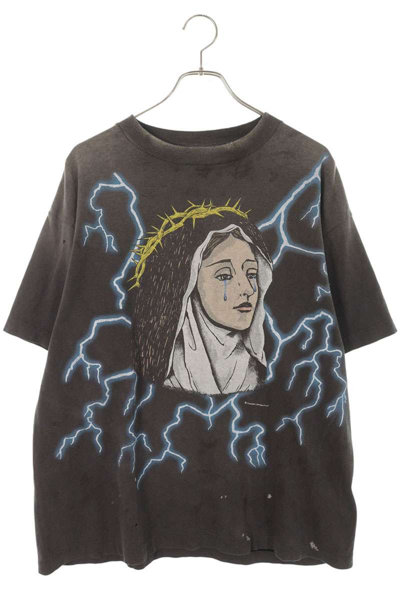SAINT MICHAEL 25SS Vintage Maria Print Tee Black Size M