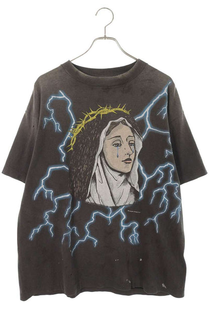 SAINT MICHAEL 25SS Vintage Maria Print Tee Black Size M