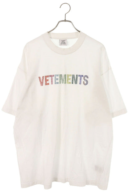 Vetements Logo T-Shirt White Size M