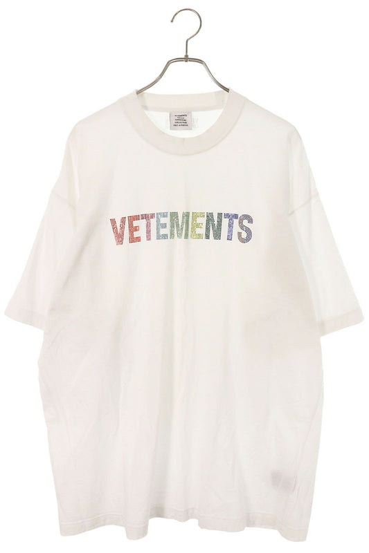 Vetements Logo T-Shirt White Size M