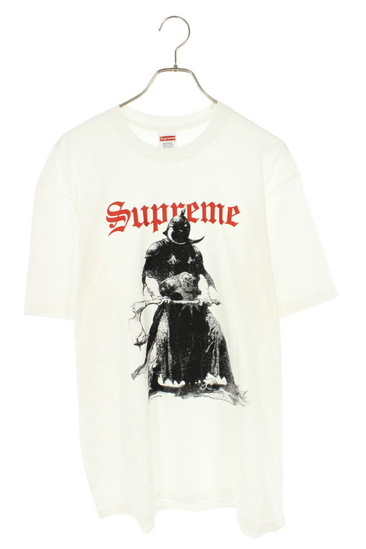 Supreme 24AW Frank Frazetta Destruction Tee Front Print T-Shirt White Size L