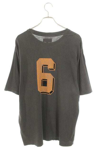 SUPREME 25SS Flocled Washed S S Top Gray Size L