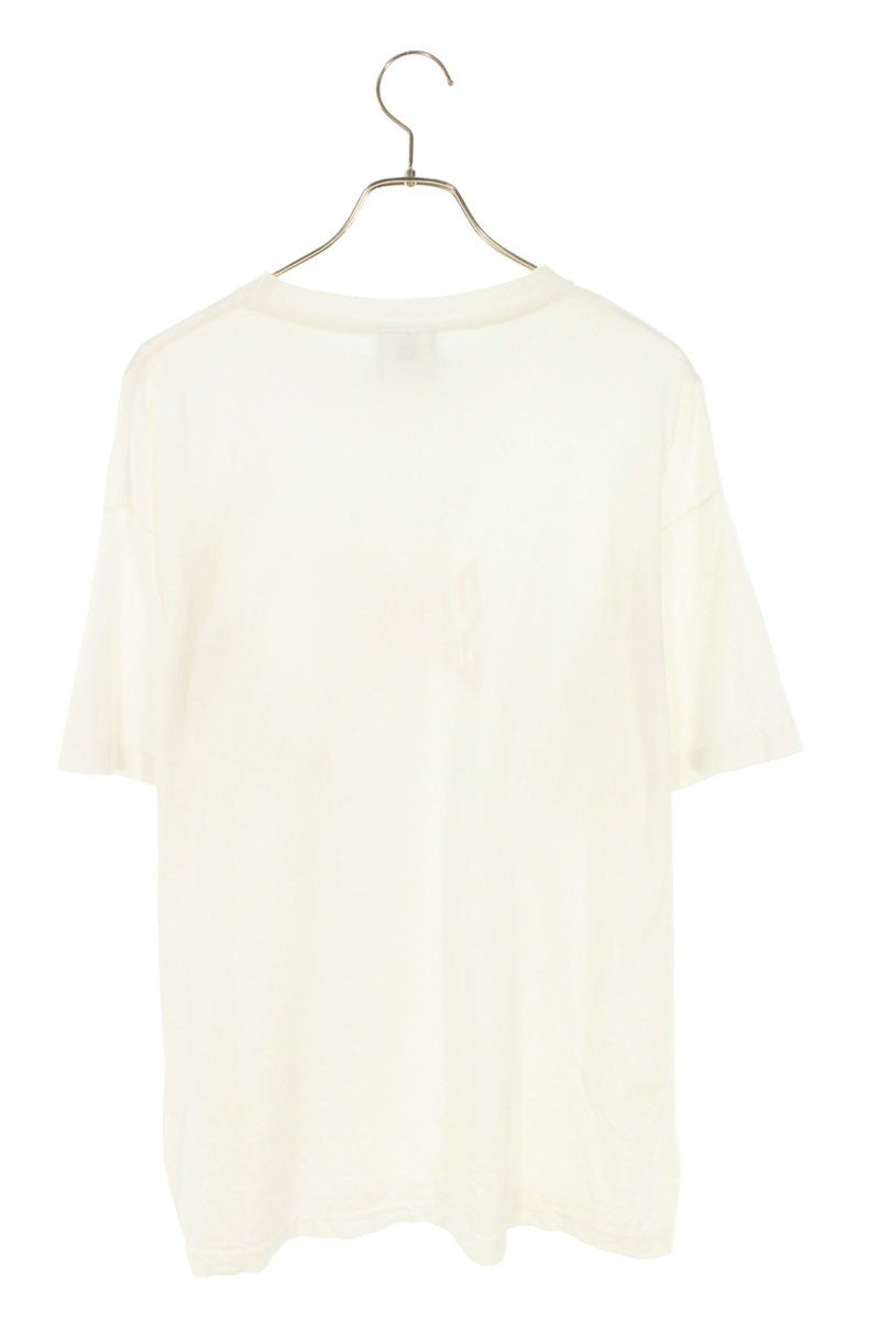SAINT MICHAEL Front Print T-Shirt White Size L