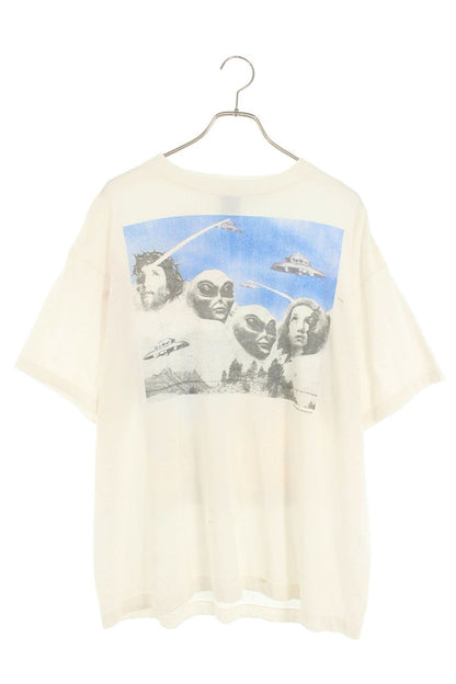 SAINT MICHAEL x SW 25SS Distressed Crisis Tee White Size M