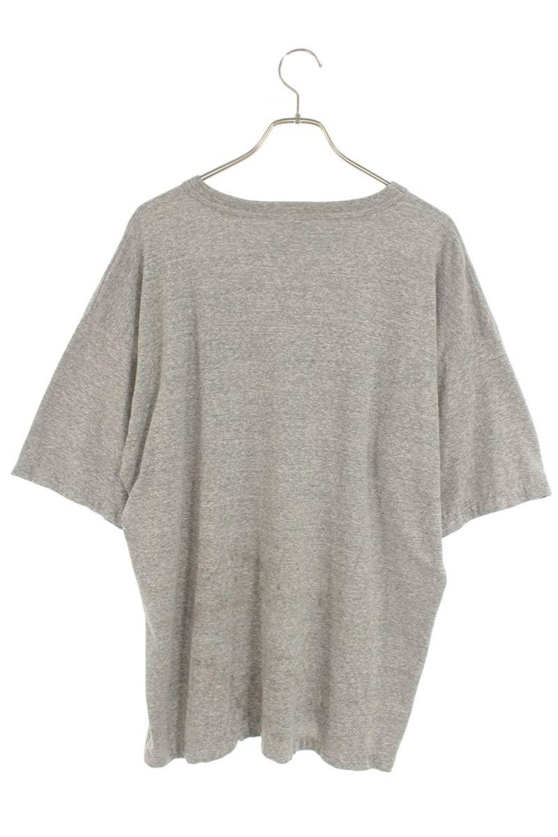 Saint Michael 25SS Vintage Logo Print T-Shirt Gray Size L