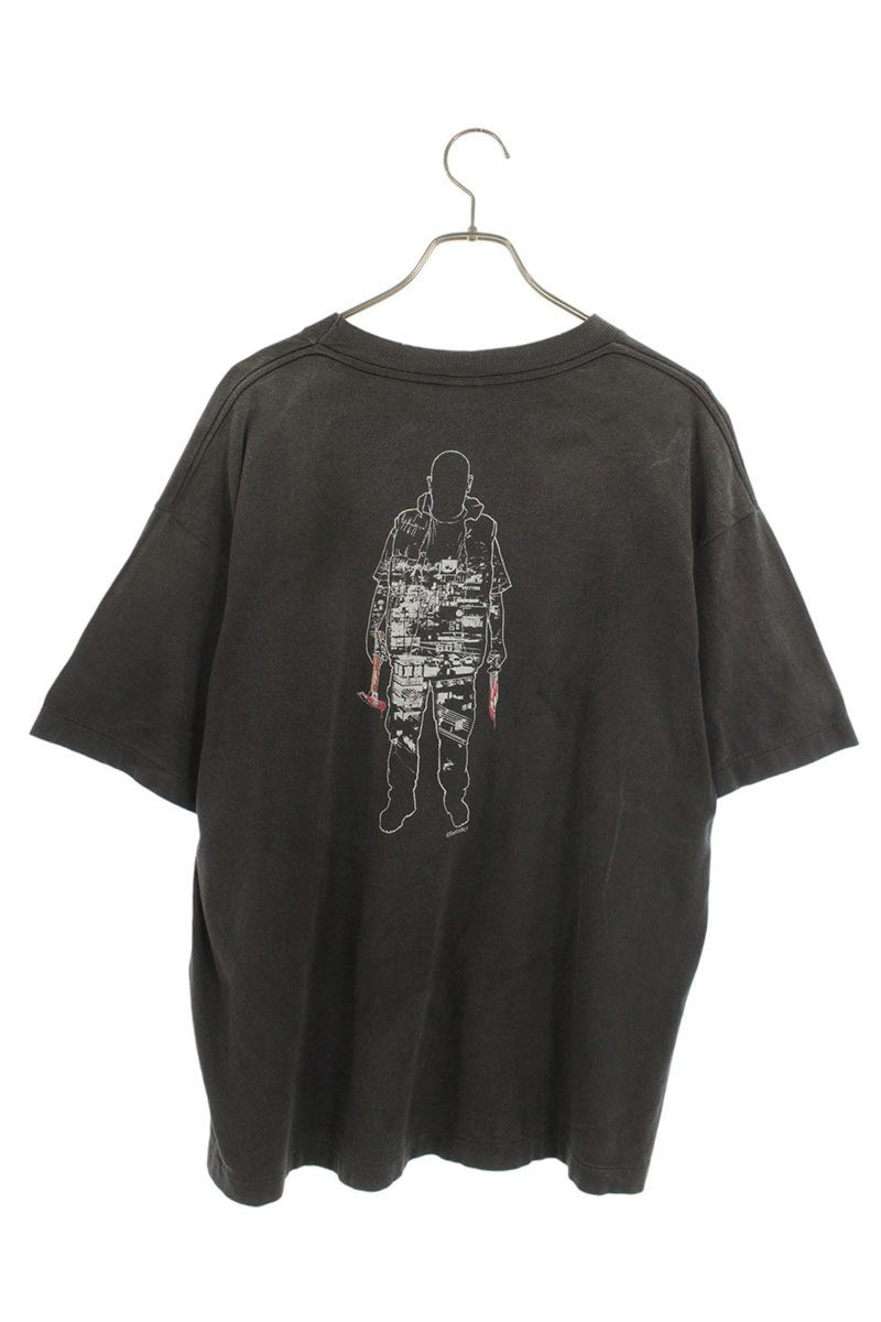 SAINT MICHAEL x Geeks Rule Zange Tee Black Size L