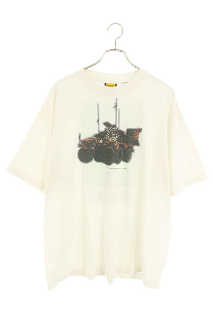 Saint Michael Vintage Print T-Shirt White Size XL