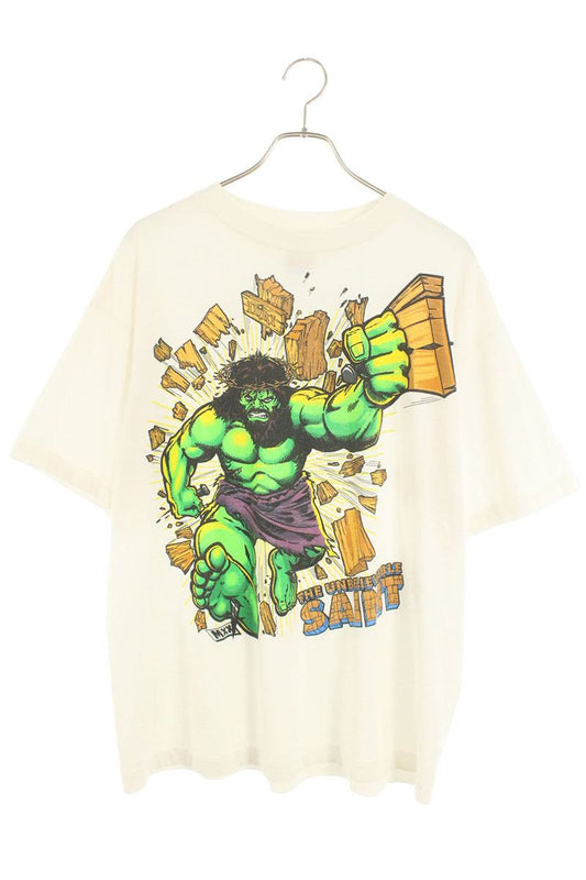 Saint Michael 25AW GRENMAN Print T-Shirt White Size M
