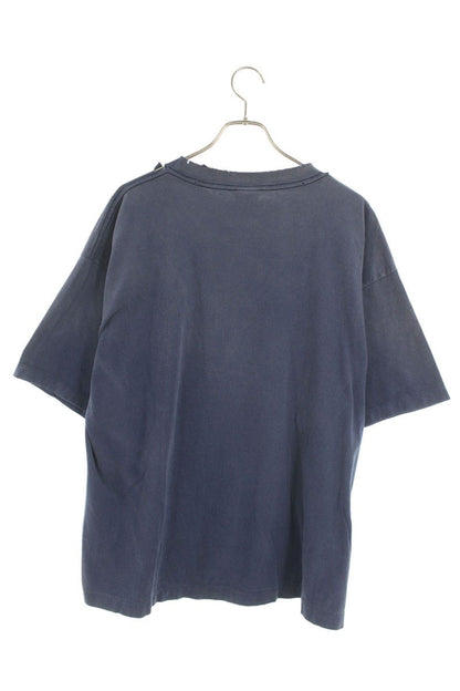 Saint Michael x VICTIM 25SS SHELL Vintage T-Shirt Blue Size XL