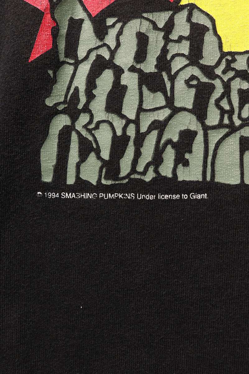 VINTAGE 90s Smashing Pumpkins Music T-Shirt Black Size XL