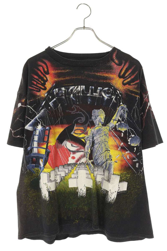 VINTAGE 90s METALLICA And Justice For All T-Shirt Size XL