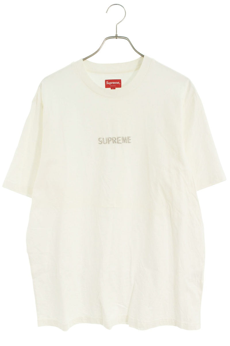 SUPREME Bullion Logo S S Top White Size L