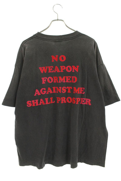 SAINT MICHAEL Back Lettering Pocket Tee Black Size XL